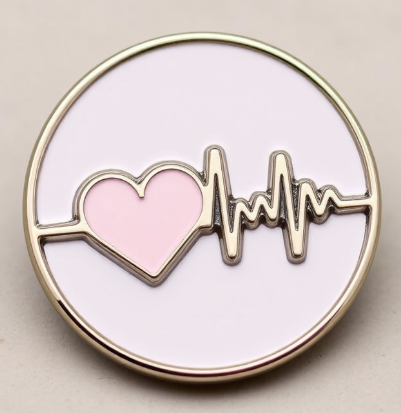 Heartbeat Custom Lapel Pins