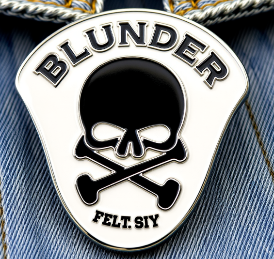 Blunder Custom Pins