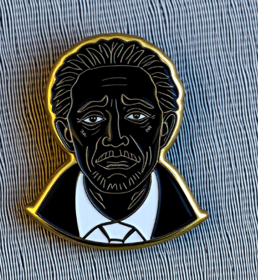 Sad Black Man Pins