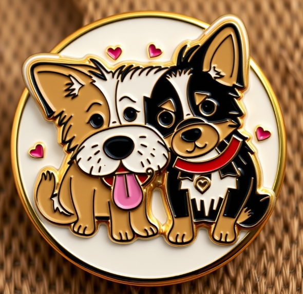 Lovely Dog Custom Pins